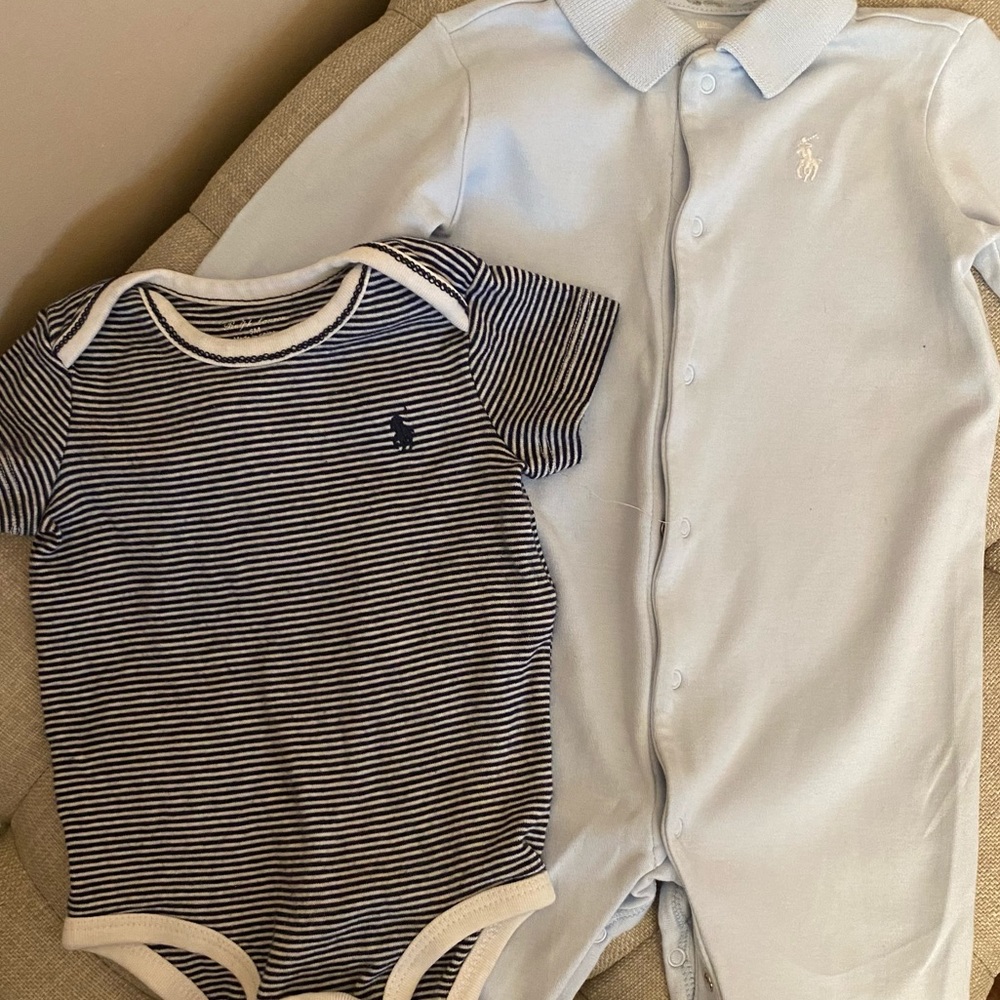 Ralph Lauren polo coverall and onesie bundle